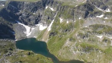 Yedi Rila Gölünün havadan görünüşü, Rila Dağı, Bulgaristan