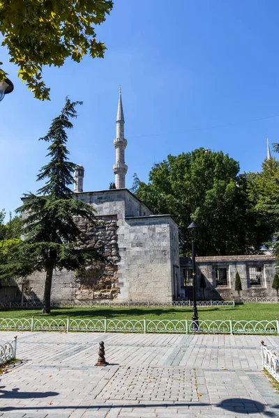Istanbul Türkei Juli 2019 Erstaunliches Panorama Des Sultanahmet Platzes Istanbul — Stockfoto