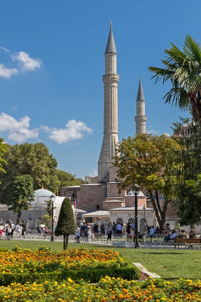 Istanbul Turkey Липня 2019 Дивовижна Панорама Площі Султанахмет Стамбулі Туреччина — стокове фото
