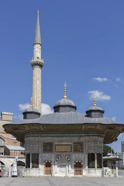 Istanbul Turkey Juli 2019 Sultan Ahmet Iii Fontein Istanbul Turkije — Stockfoto