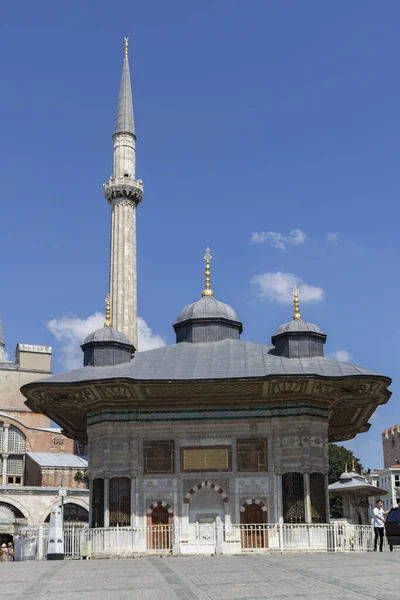 Istanbul Turquia Julho 2019 Fonte Sultão Ahmet Iii Cidade Istambul — Fotografia de Stock