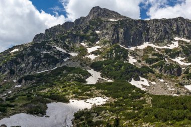 Bulgaristan 'ın Popovo Gölü yakınlarındaki Pirin Dağı' nın İnanılmaz Yaz Manzarası