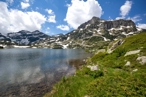 Úžasná Letní Krajina Hory Pirin Blízkosti Jezera Popovo Bulharsko — Stock fotografie