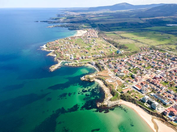 Vista Aérea Incrível Aldeia Lozenets Região Burgas Bulgária — Fotografia de Stock