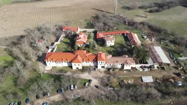 Medeltida Arapovo Kloster Tillägnad Saint Nedelya Plovdiv Region Bulgarien — Stockvideo