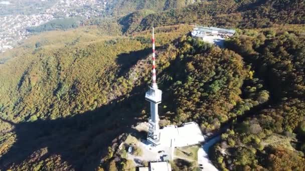 Σοφια Βουλγαρια Οκτωβριου 2020 Αεροφωτογραφία Του Πύργου Κοπιτιτότο Και Πανόραμα — Αρχείο Βίντεο