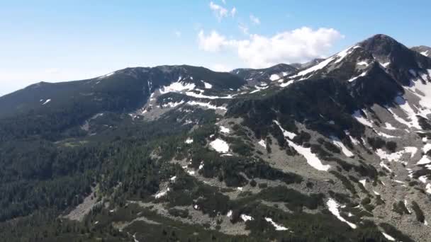 Incroyable Vue Aérienne Montagne Pirin Près Lac Popovo Bulgarie — Video