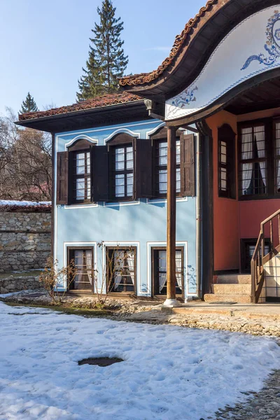 Koprivshtitsa Bulgaria Ocak 2020 Bulgaristan Sofya Bölgesi Koprivshtitsa Kentindeki Tipik — Stok fotoğraf