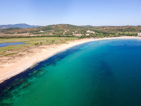 Aerial View Driver Beach Alepu Resort Dyuni Burgas Region Bulgaria — Stock Photo, Image