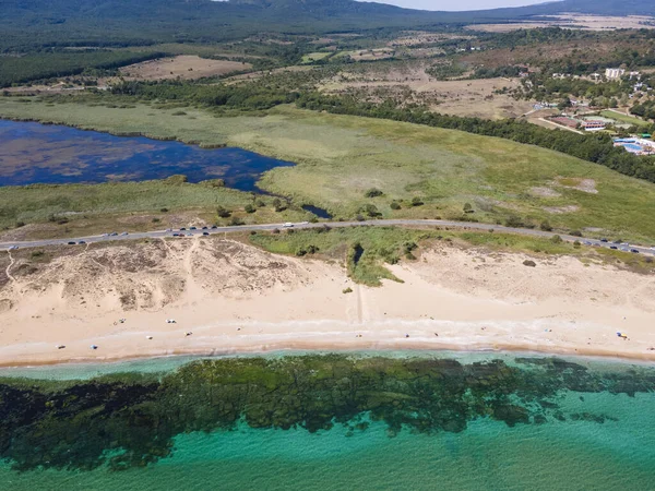 Aerial View Driver Beach Alepu Resort Dyuni Burgas Region Bulgaria — Stock Photo, Image