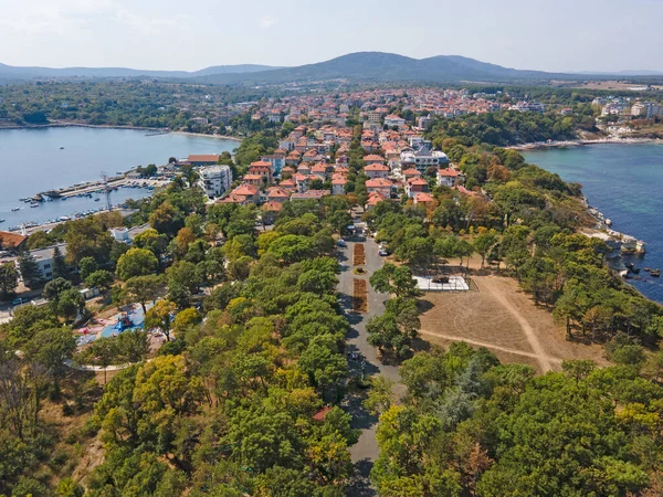 Aerial View Town Tsarevo Burgas Region Bulgaria — Stock Photo, Image