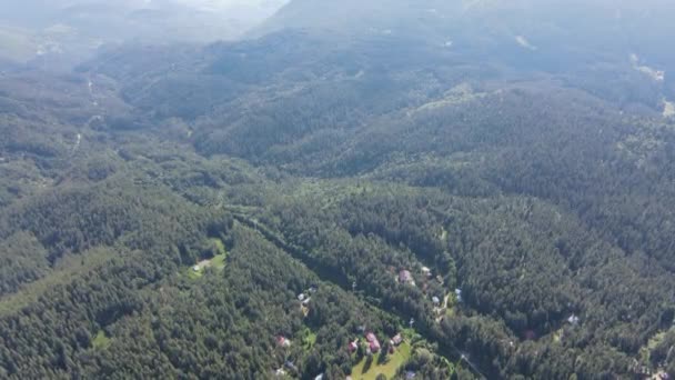 Aerial View Popovi Livadi Area Pirin Mountain Bulgária — Stock videók