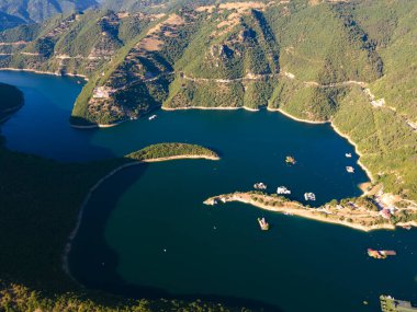 Vacha (Antonivanovtsi) Reservoir, Rodop Dağları, Filibe Bölgesi, Bulgaristan