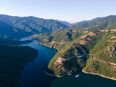 Vacha (Antonivanovtsi) Reservoir, Rodop Dağları, Filibe Bölgesi, Bulgaristan