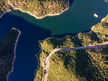 Vacha (Antonivanovtsi) Reservoir, Rodop Dağları, Filibe Bölgesi, Bulgaristan