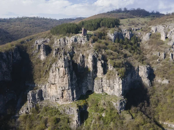 Vista Aérea Lakatnik Rocks Rio Iskar Gorge Montanhas Balcânicas Bulgária — Fotografia de Stock