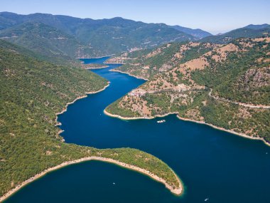 Vacha (Antonivanovtsi) Reservoir, Rodop Dağları, Filibe Bölgesi, Bulgaristan