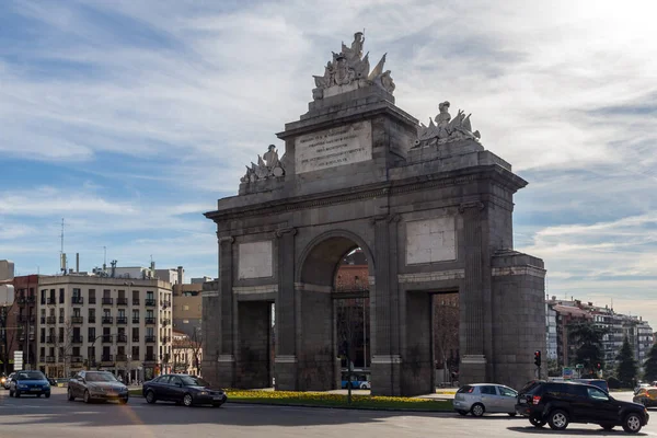 Madrid España Enero 2018 Increíble Vista Puerta Toledo Madrid España — Foto de Stock