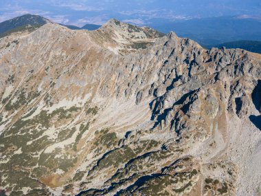 Polezhan zirvesi, Pirin Dağı, Bulgaristan etrafındaki şaşırtıcı hava manzarası