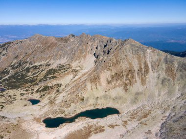 Polezhan zirvesi, Pirin Dağı, Bulgaristan etrafındaki şaşırtıcı hava manzarası