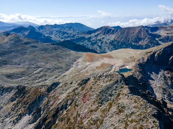 Amazing Aerial View Sekitar Polezhan Puncak Pirin Mountain Bulgaria — Stok Foto