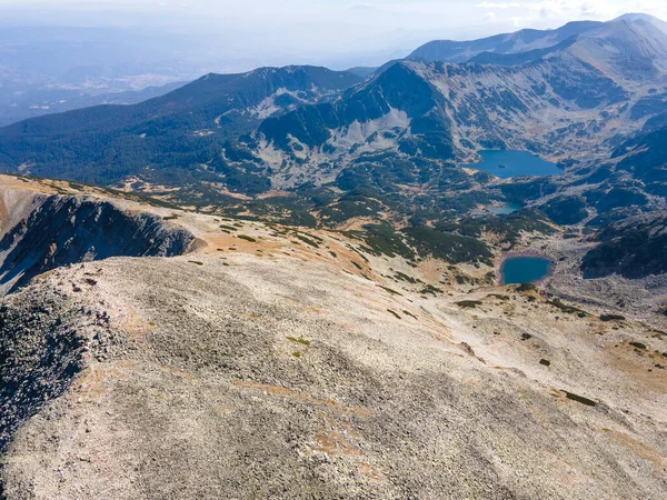 Verbazingwekkend Uitzicht Vanuit Lucht Rond Top Van Polezhan Pirin Mountain — Stockfoto