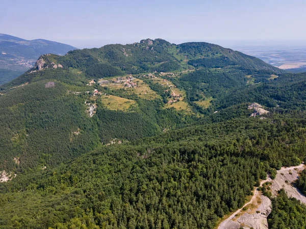 Veduta Aerea Delle Montagne Rodopi Vicino Belintash Bulgaria — Foto Stock