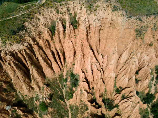 Increíble Vista Aérea Formación Rocas Pirámides Stob Montaña Rila Región —  Fotos de Stock