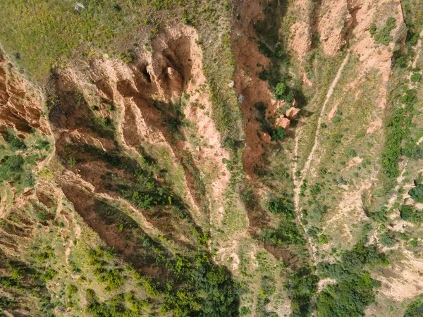 Fantastisk Flygfoto Över Klippformationen Stob Pyramider Rila Mountain Kyustendil Region — Stockfoto
