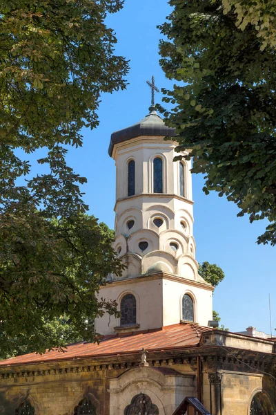 Ruse Bulgária Agosto 2021 Igreja Ortodoxa Santíssima Trindade Centro Cidade — Fotografia de Stock