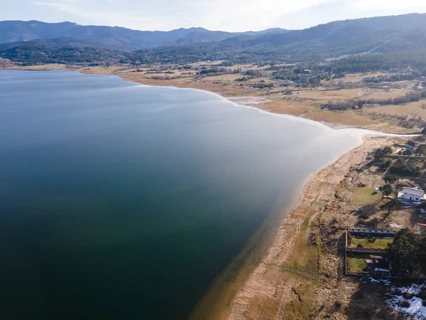 Bulgaristan 'ın Pazardzhik Bölgesi, Batak Reservoir Havacılık Manzarası