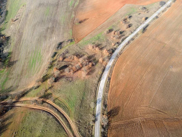 Vue Aérienne Montagne Sakar Près Topolovgrad Région Haskovo Bulgarie — Photo