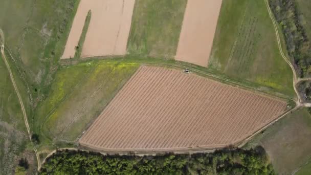 Prachtig Uitzicht Vanuit Lucht Petrich Vallei Blagoevgrad Regio Bulgarije — Stockvideo