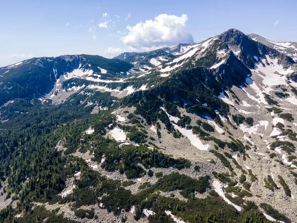 Erstaunliche Luftaufnahme Des Pirin Gebirges Der Nähe Der Kremenski Seen — Stockfoto