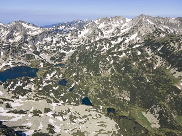 Amazing Aerial View Pirin Mountain Kremenski Lakes Bulgaria — Stock Photo, Image