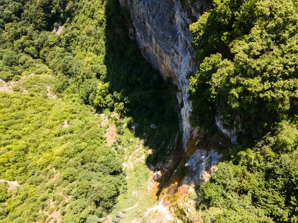 Вид Згори Ущелину Річки Іскар Біля Села Заселе Балканські Гори — стокове фото