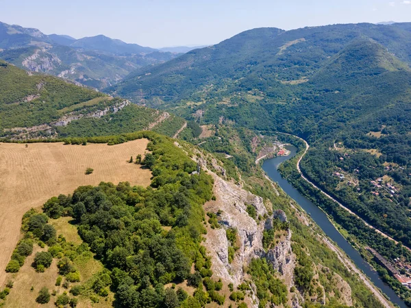 Aerial View Lakatnik Rocks Iskar River Gorge Balkan Mountains Bulgaria — Stock Photo, Image