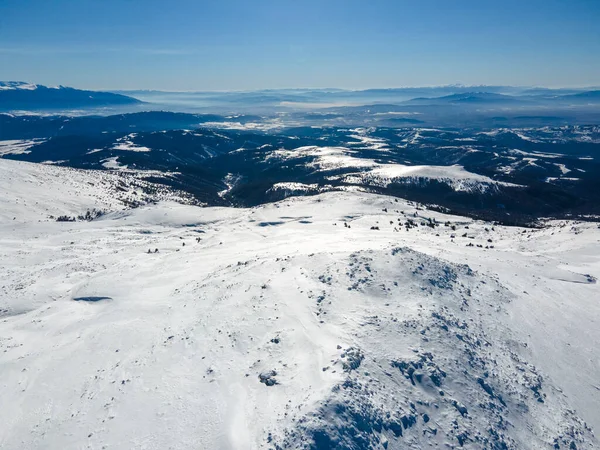 Αεροφωτογραφία Του Βουνού Vitosha Κοντά Στην Κορυφή Cherni Vrah Περιφέρεια — Φωτογραφία Αρχείου