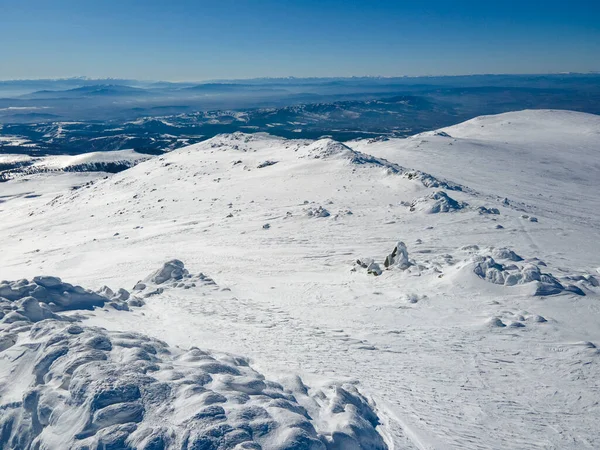 Αεροφωτογραφία Του Βουνού Vitosha Κοντά Στην Κορυφή Cherni Vrah Περιφέρεια — Φωτογραφία Αρχείου