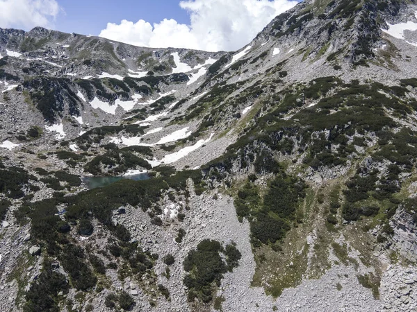 Erstaunliche Luftaufnahme Des Pirin Gebirges Der Nähe Des Muratov Gipfels — Stockfoto