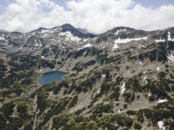 Fantastisk Antenn Utsikt Över Pirin Mountain Nära Muratov Topp Bulgarien — Stockfoto