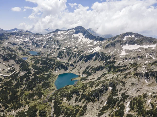 Amazing Aerial View Pirin Mountain Dekat Muratov Peak Bulgaria — Stok Foto