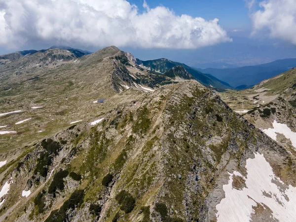 Удивительный Вид Воздуха Гору Пирин Возле Вершины Муратова Болгария — стоковое фото