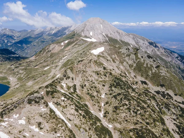 Bulgaristan Muratov Zirvesi Yakınlarındaki Pirin Dağı Nın Şaşırtıcı Hava Manzarası — Stok fotoğraf