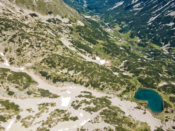 Amazing Aerial View Pirin Mountain Dekat Muratov Peak Bulgaria — Stok Foto