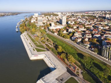 Bulgaristan 'ın Ruse kentinin şaşırtıcı hava manzarası