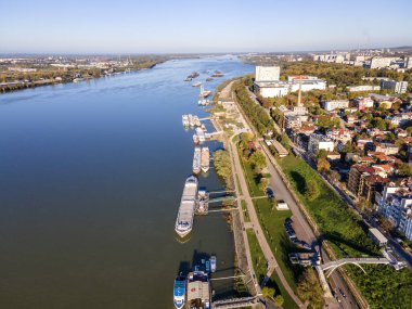 Bulgaristan 'ın Ruse kentinin şaşırtıcı hava manzarası