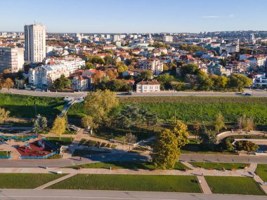 Bulgaristan 'ın Ruse kentinin şaşırtıcı hava manzarası