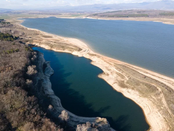 Αεροφωτογραφία Του Pyasachnik Sandstone Reservoir Sredna Gora Mountain Plovdiv Region — Φωτογραφία Αρχείου