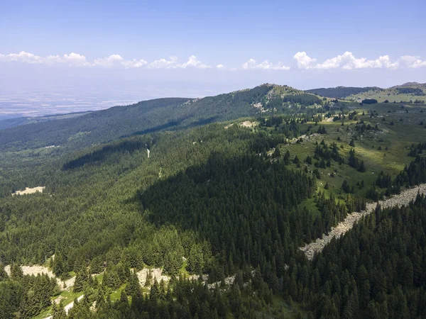 Vista Aérea Área Konyarnika Montanha Vitosha Região Cidade Sófia Bulgária — Fotografia de Stock